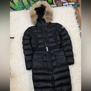 Moncler women’s long puffer jacket